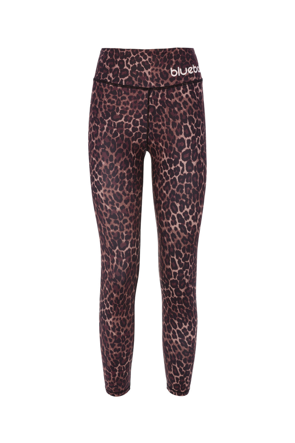 Leopard-print high-waist tights