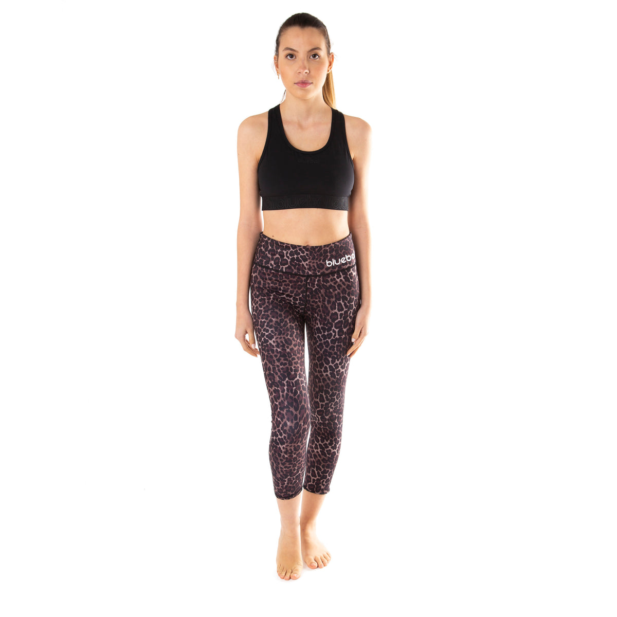 Leopard High Waist Tights For Women